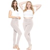 image:imageSTRETCH IS COMFORT Womens and Plus Size Ultra Flex Leggings  Knee amp AnkleOffwhite