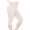 image:imageSTRETCH IS COMFORT Womens and Plus Size Ultra Flex Leggings  Knee amp AnkleOffwhite