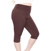 image:imageSTRETCH IS COMFORT Womens and Plus Size Ultra Flex Leggings  Knee amp AnkleSienna Brown