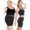 image:imageStretch is Comfort Womens Oh So Soft Bike Shorts Set of 3 PiecesBlack