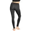 image:imageWomens Cotton Leggings Full Length Ankle and Knee Yoga Pants Foldover Waist Stretch Leggings Plus Size S5X Soft BreathableBlack