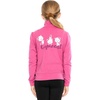 image:imageGirls Glitter  Gymnastics Cats Jacket Mock Neck  Youth Size 412Rapberry White Cats