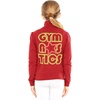 image:imageSTRETCH IS COMFORT Glitter  Gymnastics Jacket Mock Neck  Youth Size 416Red Gymnastic Gold Blush