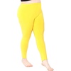 image:imageSTRETCH IS COMFORT Oh So Soft Plus Size Capri Leggings for Women  Knee Length or Full Length Black Capri Leggings for WomenYellow