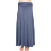 image:imageSTRETCH IS COMFORT Skirt for Girls Flowy Midi Knee amp Ankle Length with Pockets with Ruched Waistband  Black Skirt for GirlsLight Navy
