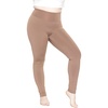 image:imageSTRETCH IS COMFORT Womens and Plus Size Ultra Flex Leggings  Knee amp AnkleMocha
