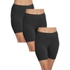 image:imageStretch is Comfort Womens Oh So Soft Bike Shorts Set of 3 PiecesBlack