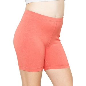 image:imageGirls Bike Shorts Girls Volleyball Shorts for Dance Gymnastics Cheer Yoga Kids Athletic Cotton Spandex Cartwheel ReadyCoral