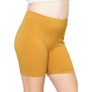 image:imageGirls Bike Shorts Girls Volleyball Shorts for Dance Gymnastics Cheer Yoga Kids Athletic Cotton Spandex Cartwheel ReadyMustard Yellow