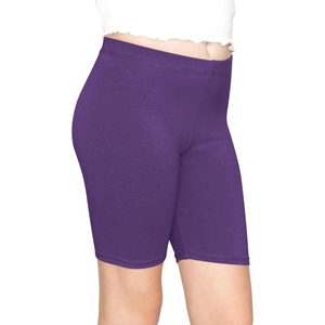 image:imageGirls Bike Shorts Girls Volleyball Shorts for Dance Gymnastics Cheer Yoga Kids Athletic Cotton Spandex Cartwheel ReadyPurple