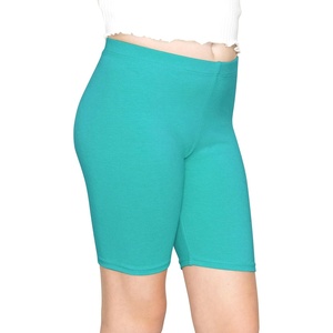 image:imageGirls Bike Shorts Girls Volleyball Shorts for Dance Gymnastics Cheer Yoga Kids Athletic Cotton Spandex Cartwheel ReadyTurquoise