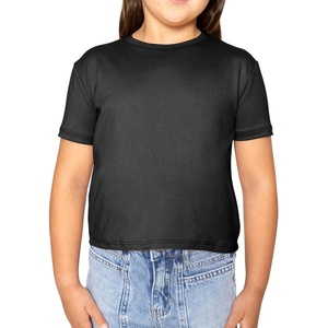 image:imageGirls Long Sleeve Shirts  Soft Crew Neck Top  Short Sleeve  Long Sleeve Shirt Girls Size 2T  16Black