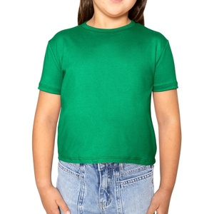 image:imageGirls Long Sleeve Shirts  Soft Crew Neck Top  Short Sleeve  Long Sleeve Shirt Girls Size 2T  16Kelly Green