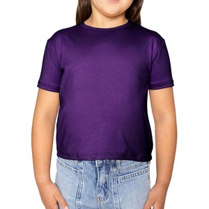 image:imageGirls Long Sleeve Shirts  Soft Crew Neck Top  Short Sleeve  Long Sleeve Shirt Girls Size 2T  16Purple