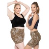 image:imageSTRETCH IS COMFORT Cotton Biker Shorts Women amp Capris Workout Shorts Women  Solids 95 cotton 5 spandex prints 95 poly 5 spandex womens bike shorts running shorts for women black shorts runningBrown Cheetah