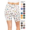 image:imageSTRETCH IS COMFORT Cotton Biker Shorts Women amp Capris Workout Shorts Women  Solids 95 cotton 5 spandex prints 95 poly 5 spandex womens bike shorts running shorts for women black shorts runningButterfly