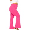 image:imageSTRETCH IS COMFORT Women Plus Size High Waist Ultra Flex Capri and FullLength Bootcut Yoga Pants  Comfy Leggings  XL7XBrigth Pink