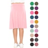 image:imageSTRETCH IS COMFORT Girls Kneelength Aline Skirt Builtin Shorts or Leggings  95 rayon 5 spandex skirts for girls girls skirts khaki skirt school uniform for girls uniform skirts for girls skortsLight Pink