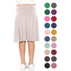 image:imageSTRETCH IS COMFORT Girls Kneelength Aline Skirt Builtin Shorts or Leggings  95 rayon 5 spandex skirts for girls girls skirts khaki skirt school uniform for girls uniform skirts for girls skortsOffwhite