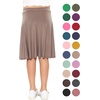 image:imageSTRETCH IS COMFORT Girls Kneelength Aline Skirt Builtin Shorts or Leggings  95 rayon 5 spandex skirts for girls girls skirts khaki skirt school uniform for girls uniform skirts for girls skortsMocha