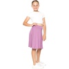 image:imageSTRETCH IS COMFORT Girls Kneelength Aline Skirt Builtin Shorts or Leggings  95 rayon 5 spandex skirts for girls girls skirts khaki skirt school uniform for girls uniform skirts for girls skortsLilac