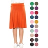 image:imageSTRETCH IS COMFORT Girls Kneelength Aline Skirt Builtin Shorts or Leggings  95 rayon 5 spandex skirts for girls girls skirts khaki skirt school uniform for girls uniform skirts for girls skortsOrange