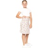 image:imageSTRETCH IS COMFORT Girls Kneelength Aline Skirt Builtin Shorts or Leggings  95 rayon 5 spandex skirts for girls girls skirts khaki skirt school uniform for girls uniform skirts for girls skortsPink Rose Vine