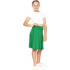 image:imageSTRETCH IS COMFORT Girls Kneelength Aline Skirt Builtin Shorts or Leggings  95 rayon 5 spandex skirts for girls girls skirts khaki skirt school uniform for girls uniform skirts for girls skortsKelly Green