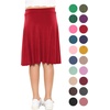 image:imageSTRETCH IS COMFORT Girls Kneelength Aline Skirt Builtin Shorts or Leggings  95 rayon 5 spandex skirts for girls girls skirts khaki skirt school uniform for girls uniform skirts for girls skortsRed