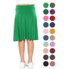 image:imageSTRETCH IS COMFORT Girls Kneelength Aline Skirt Builtin Shorts or Leggings  95 rayon 5 spandex skirts for girls girls skirts khaki skirt school uniform for girls uniform skirts for girls skortsKelly Green