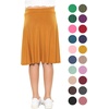 image:imageSTRETCH IS COMFORT Girls Kneelength Aline Skirt Builtin Shorts or Leggings  95 rayon 5 spandex skirts for girls girls skirts khaki skirt school uniform for girls uniform skirts for girls skortsMustard Yellow