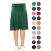 image:imageSTRETCH IS COMFORT Girls Kneelength Aline Skirt Builtin Shorts or Leggings  95 rayon 5 spandex skirts for girls girls skirts khaki skirt school uniform for girls uniform skirts for girls skortsHunter Green