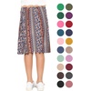 image:imageSTRETCH IS COMFORT Girls Kneelength Aline Skirt Builtin Shorts or Leggings  95 rayon 5 spandex skirts for girls girls skirts khaki skirt school uniform for girls uniform skirts for girls skortsBoho Natural Floral
