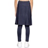 image:imageSTRETCH IS COMFORT Girls Kneelength Aline Skirt Builtin Shorts or Leggings  95 rayon 5 spandex skirts for girls girls skirts khaki skirt school uniform for girls uniform skirts for girls skortsNavy Blue