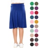 image:imageSTRETCH IS COMFORT Girls Kneelength Aline Skirt Builtin Shorts or Leggings  95 rayon 5 spandex skirts for girls girls skirts khaki skirt school uniform for girls uniform skirts for girls skortsRoyal Blue