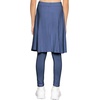 image:imageSTRETCH IS COMFORT Girls Kneelength Aline Skirt Builtin Shorts or Leggings  95 rayon 5 spandex skirts for girls girls skirts khaki skirt school uniform for girls uniform skirts for girls skortsLight Navy