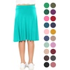 image:imageSTRETCH IS COMFORT Girls Kneelength Aline Skirt Builtin Shorts or Leggings  95 rayon 5 spandex skirts for girls girls skirts khaki skirt school uniform for girls uniform skirts for girls skortsTurquoise