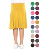 image:imageSTRETCH IS COMFORT Girls Kneelength Aline Skirt Builtin Shorts or Leggings  95 rayon 5 spandex skirts for girls girls skirts khaki skirt school uniform for girls uniform skirts for girls skortsYellow
