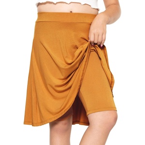 image:imageSTRETCH IS COMFORT Girls Kneelength Aline Skirt Builtin Shorts or Leggings  95 rayon 5 spandex skirts for girls girls skirts khaki skirt school uniform for girls uniform skirts for girls skortsMustard Yellow