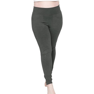 image:imageSTRETCH IS COMFORT Womens Plus Size Knee amp Full Length Cotton Leggings  XLarge  7XCharcoal Gray Pants WPockets