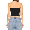 image:imageSTRETCH IS COMFORT Tube Tops for Women  Cotton Tops  Bandeau Top Long Length Mid and Cropped Length Plus Size  XS 5XBlack