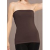 image:imageSTRETCH IS COMFORT Tube Tops for Women  Cotton Tops  Bandeau Top Long Length Mid and Cropped Length Plus Size  XS 5XBrown