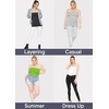 image:imageSTRETCH IS COMFORT Tube Tops for Women  Cotton Tops  Bandeau Top Long Length Mid and Cropped Length Plus Size  XS 5XNavy Blue