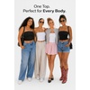 image:imageSTRETCH IS COMFORT Tube Tops for Women  Cotton Tops  Bandeau Top Long Length Mid and Cropped Length Plus Size  XS 5XWhite