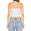 image:imageSTRETCH IS COMFORT Tube Tops for Women  Cotton Tops  Bandeau Top Long Length Mid and Cropped Length Plus Size  XS 5XWhite