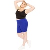 image:imageSTRETCH IS COMFORT Cotton Biker Shorts Women Black Shorts and Capris 1X10X  Solids 95 cotton 5 spandex prints 95 polyester 5 spandex running shorts workout shorts women womens athletic shortsRoyal Blue