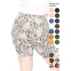 image:imageSTRETCH IS COMFORT Cotton Biker Shorts Women Black Shorts and Capris 1X10X  Solids 95 cotton 5 spandex prints 95 polyester 5 spandex running shorts workout shorts women womens athletic shortsSnake