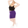 image:imageSTRETCH IS COMFORT Cotton Biker Shorts Women Black Shorts and Capris 1X10X  Solids 95 cotton 5 spandex prints 95 polyester 5 spandex running shorts workout shorts women womens athletic shortsPurple