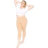 image:imageSTRETCH IS COMFORT Cotton Biker Shorts Women Black Shorts and Capris 1X10X  Solids 95 cotton 5 spandex prints 95 polyester 5 spandex running shorts workout shorts women womens athletic shortsBeige