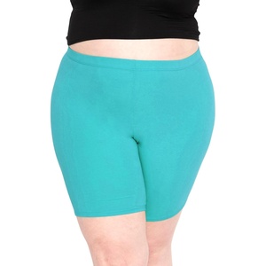 image:imageSTRETCH IS COMFORT Cotton Biker Shorts Women Black Shorts and Capris 1X10X  Solids 95 cotton 5 spandex prints 95 polyester 5 spandex running shorts workout shorts women womens athletic shortsTurquoise